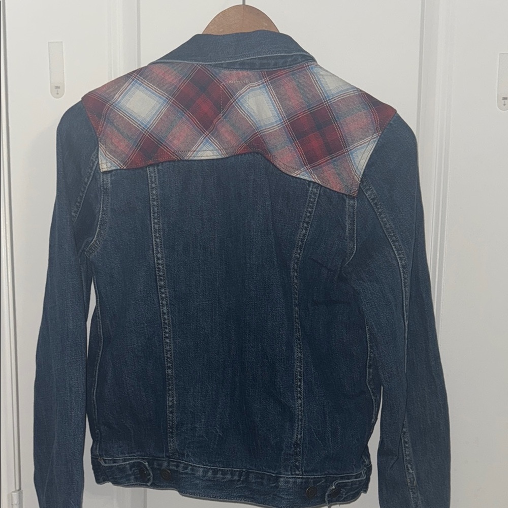 Gap + Pendleton Denim Jacket With Plaid Accents - image 4